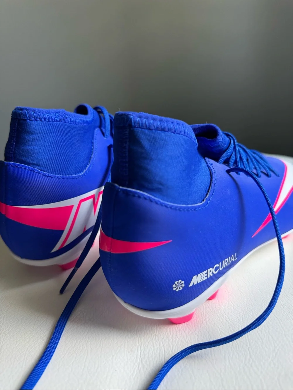 NEW Nike Mercurial Superfly 10 Club FG/MG Soccer Cleats Racer Blue M 6.5 W 8